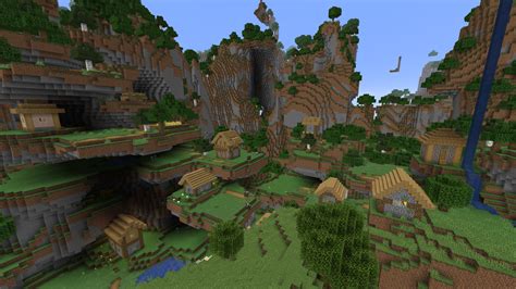 New Villages In Amplified Worlds Look Awesome Rminecraft