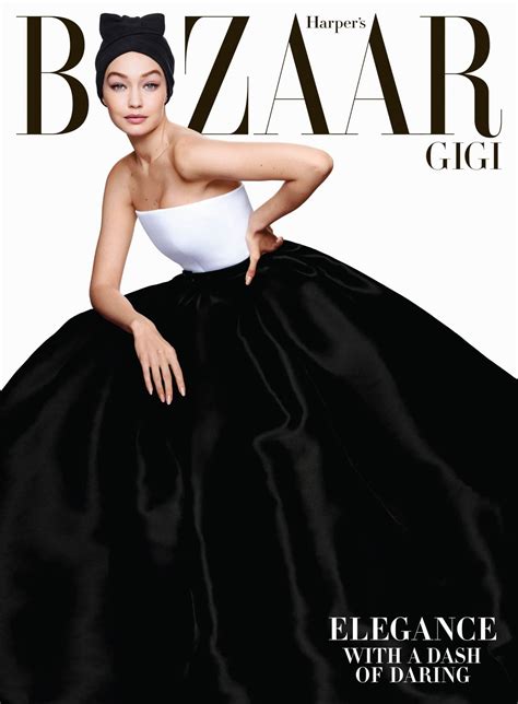 Gigi Hadid Covers Harpers Bazaar Us April 2020