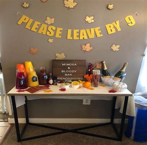Please Leave By 9 Sign Funny Birthday Party Bash Banner Stationery