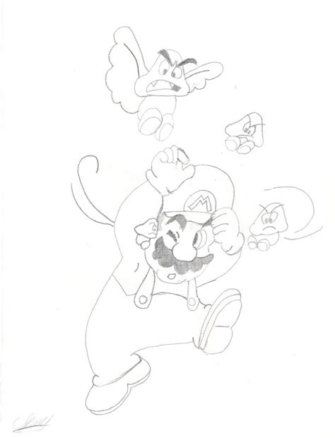 Mario And Goombas By Bomberman488 On Deviantart