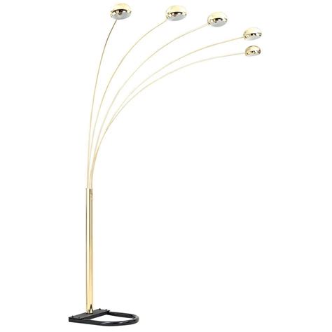 Shop for 3 way floor lamp at bed bath & beyond. OK LIGHTING 88 in. Gold Brass 5-Arch Floor Lamp-OK-9628G ...