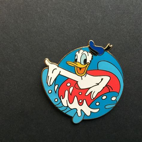 Wdw Cast Lanyard Series Inner Tube Donald Duck Disney Pin 12825