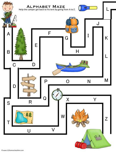 ️ Free Printable Abc Alphabet Mazes For Pre K And Kindergarten