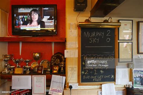 Pub Landlady Karen Murphy Giving An Interview On The Television In News Photo Getty Images