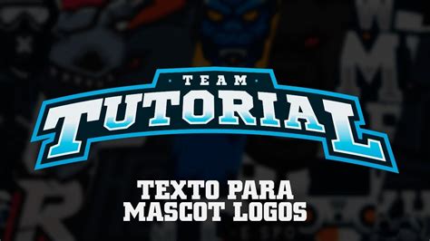 Tutorial Textos Mascot Logos Paso A Paso Pack TipografÍas