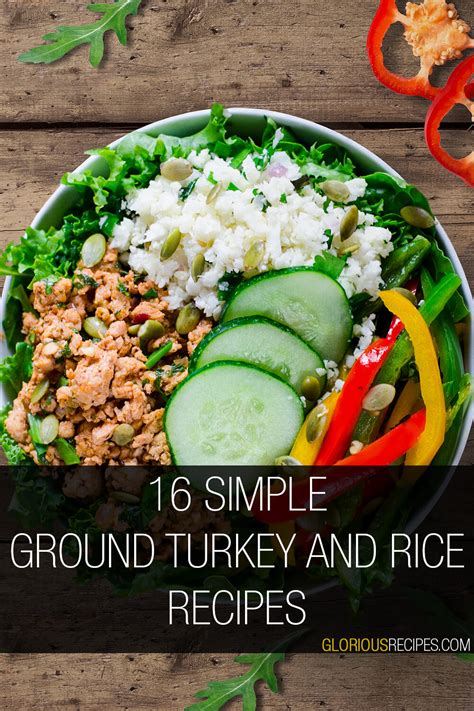 16 Simple Ground Turkey And Rice Recipes