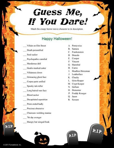 Pin By Regina Lopez On Bday Fun Halloween Party Games