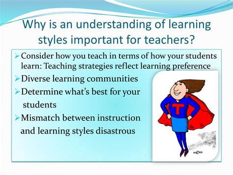 Презентація Why Is An Understanding Of Learning Styles Important And