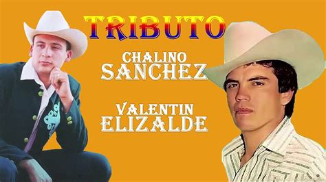 Tributo Chalino Sanchez Y Valentin Elizalde Las 30 Mix Exitos Youtube