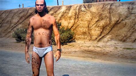 Grand Theft Auto 5 Secret Outfit Trevor Naked Youtube