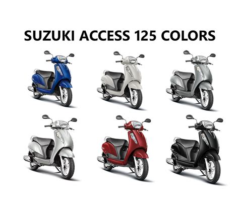 It was introduced on september 18, 2007. Suzuki Access 125 Colors: White, Red, Gray, Blue, Silver ...