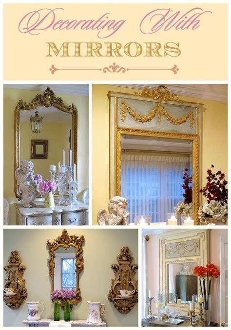 Decorative Mirrors Adding French Country Charm With Gilded Mirrors