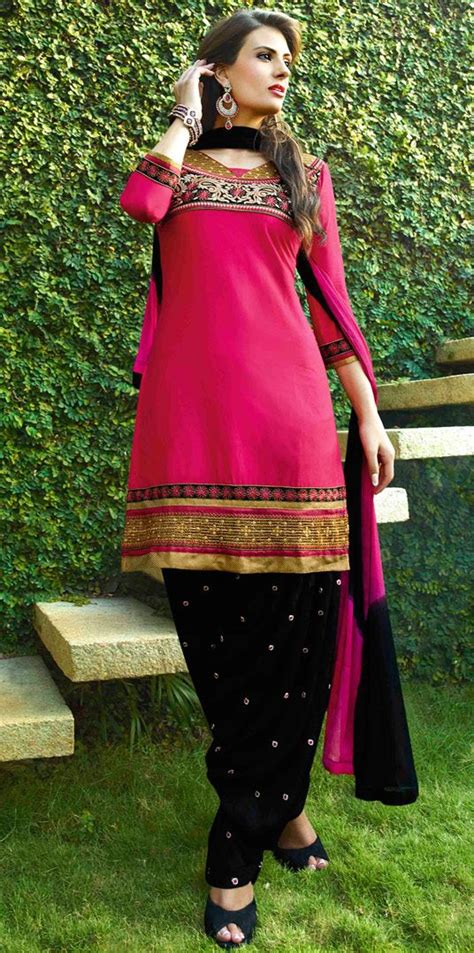 Pink Cotton Punjabi Suit 48427 Punjabi Suits Dresses Indian Outfits