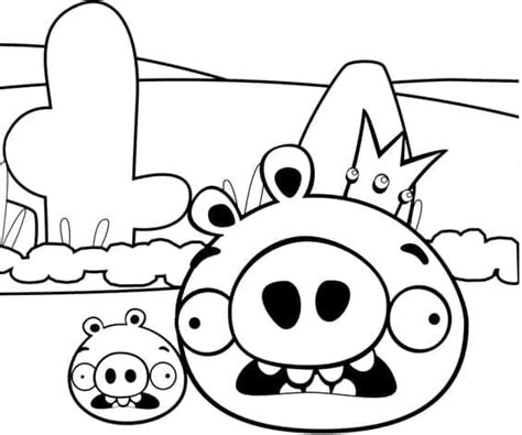 Angry Birds Bad Piggies Coloring Pages