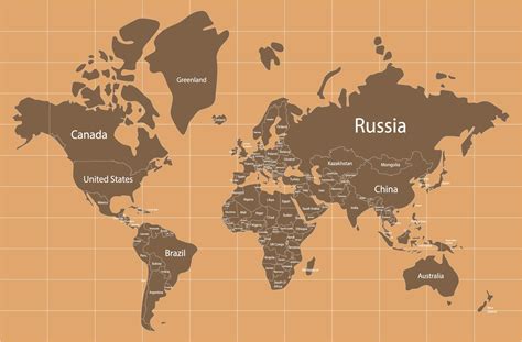 Large Printable World Map With Country Names Printable Maps Images