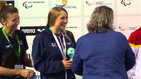 Womens 100m Backstroke S9 Medals Ceremony 2016 Ipc Swimming