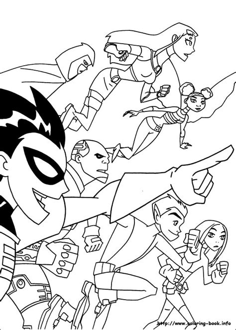 Disegni Da Colorare Di Teen Titans Scaricare E Stampare Disegni Da