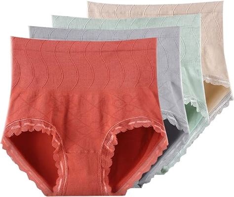 ladies knickers cotton full briefs high waisted underwear panties for women multipack seamless