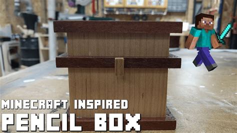 Minecraft Inspired Pencil Box Instructables Contest Entry Youtube