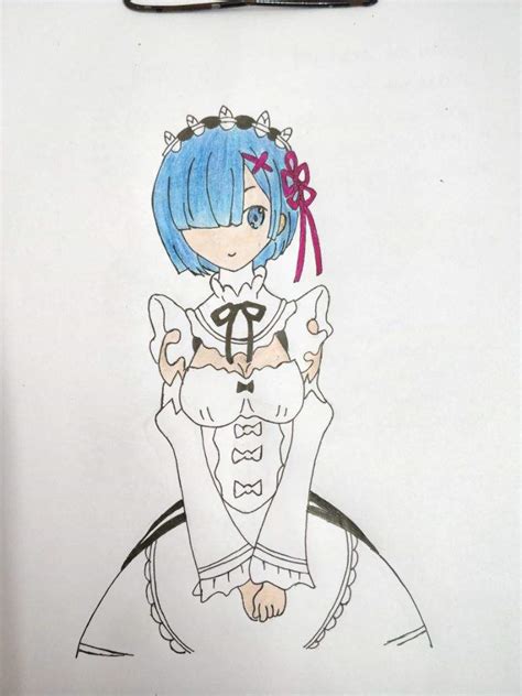 Drawing Rem from Re:Zero | Anime Amino