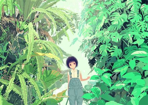 Anime Girl With Plants Plant Girl Aesthetic Pictures To Draw Cute