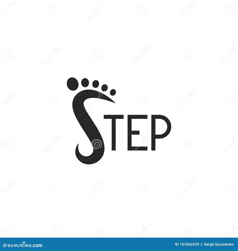Step And Foot With Sign Royalty Free Stock Photo