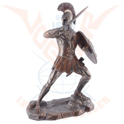 Hector Troy Hero Cold Cast Bronze Statues Highly Detailed Impressive Ebay