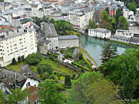 View From Castle In Lourdes France Lourdes France Lourdes France