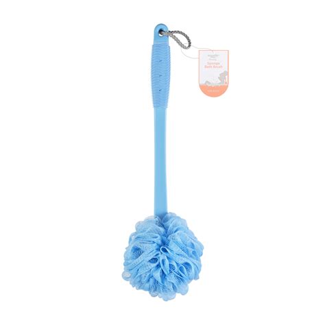 equate beauty bath and shower loofah brush for back and body cleansing color may vary 1 count