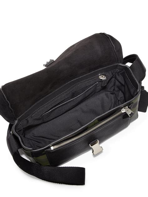 Safe shipping and easy returns. COACH Manhattan Messenger Bag in Black-Green (Black) for ...
