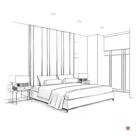 Small Bedroom With Mirrors Sketch Bedroominterior Interior