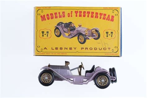 C1960 Matchbox Models Of Yesteryear Y 7 Mercer 1913 Raceabout Etsy