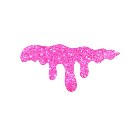 Hot Pink Glitter Dripping 13528635 Png