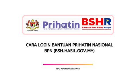 If hasil.gov.my is your website, check the. Cara Login Bantuan Prihatin Nasional di bpn.hasil.gov.my ...
