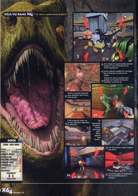 Scan Of The Review Of Turok Rage Wars Published In The Magazine X