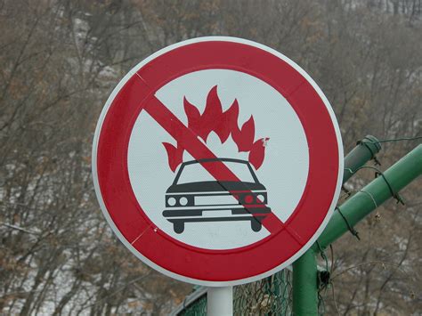 Not Allowed | No burning cars are allowed on this bridge | Aaron Proctor | Flickr