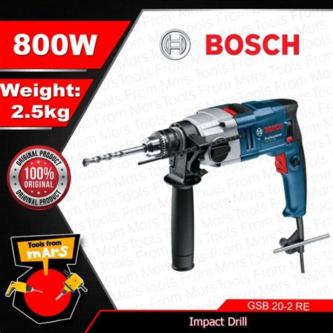 Bosch Professional Impact Drill 800w Gsb 20 2 Re Tools From Mars