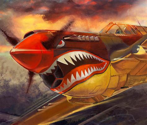 P Warhawk Flying Tigers Fury Of The Warhawk On Behance