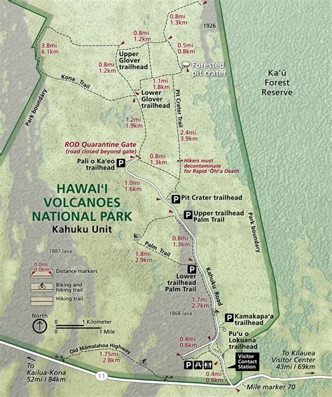 Maps Hawaiʻi Volcanoes National Park Us National Park Service
