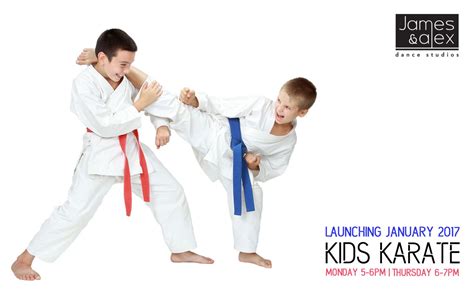 New Karate Kids Classes James And Alex Dance Studio
