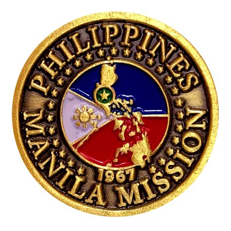 Philippines Manila Commemorative Mission Pin