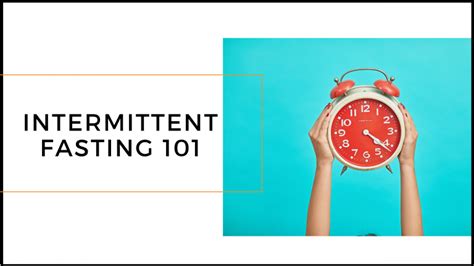 Intermittent Fasting 101 Unlimited Health Institute