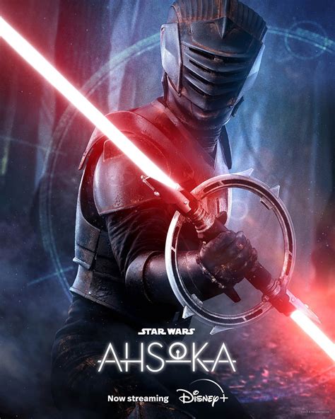 three new “star wars ahsoka” character posters released what s on disney plus
