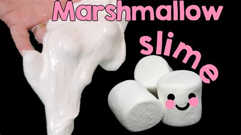 How To Make Marshmallow Fluff Slime Youtube