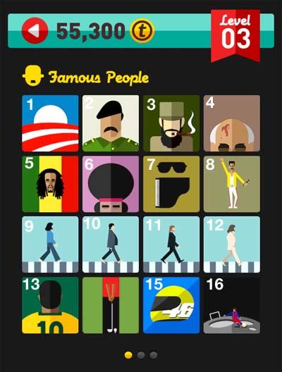 Icon Pop Quiz Answers Famous People Level 3 Icon Pop Answers