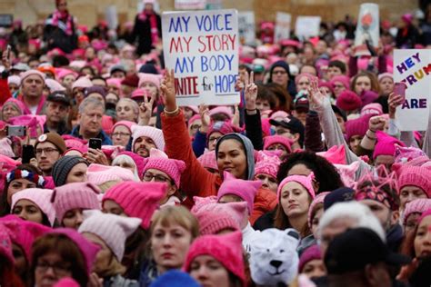 Thousands Of Women Wore Pink Pussy Hats For Womens March On Washington