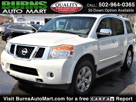 Used 2013 Nissan Armada 4wd Platinum Wdvd Sunroof Navi For Sale In