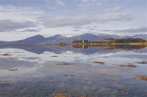 Castle Stalker Reflecting Into The License Image 71052392 Lookphotos