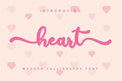 Heart Font By Alphart · Creative Fabrica