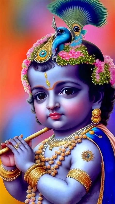 Krishna Ji Wala Lord Krishna Childhood Kanha Ji God Hd Phone